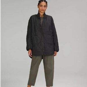 Lululemon Size 2 primaloft quilted light insulation jacket coat Puffy Puffer